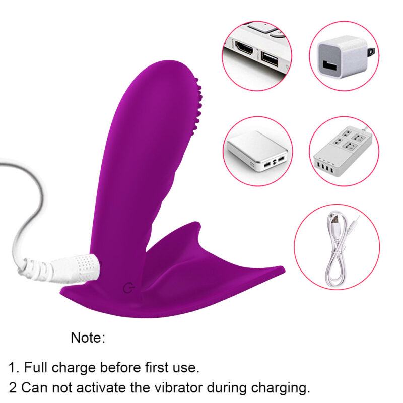 Heated Wearable 7-mode Wireless Remote Control Vibrator