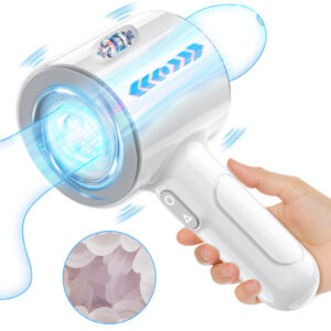 Fully Automatic Retractable Masturbation Cup Hand-held Vibrating Male Penis Massage Exerciser