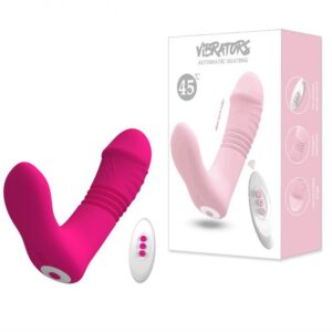 Telescopic Wand Wearable Heating Wireless Remote Control Vibrator