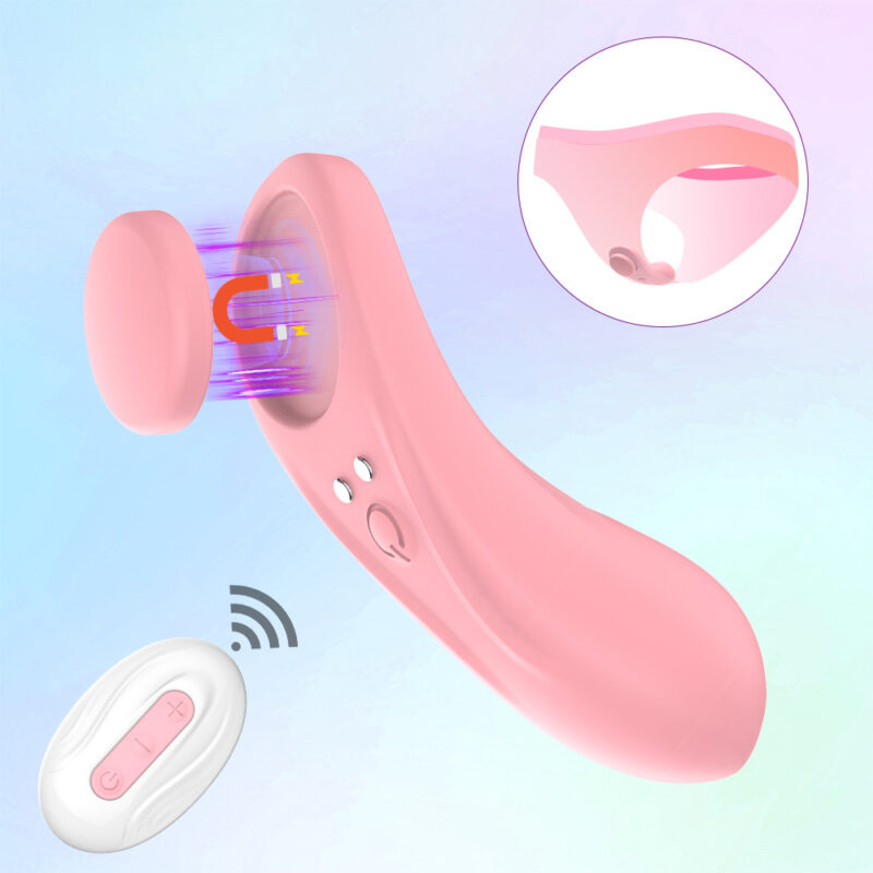 Silicone 10-frequency Wireless Remote Control Invisible Wearable Massager