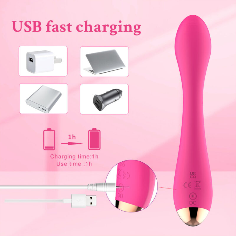 Thumb G-spot Massage USB Rechargeable Vibrator