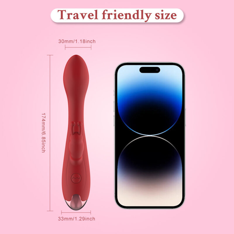 Silicone Rechargeable Dual-motor G-spot Vibrator