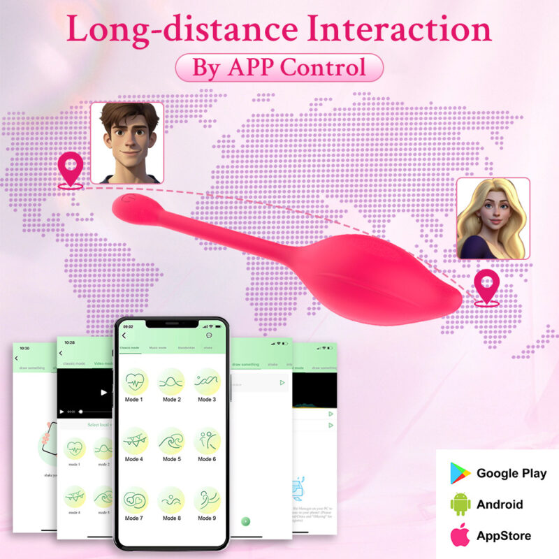 9-mode APP Wireless Remote Control Vibrator