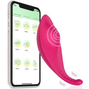 Silicone 9-frequency Remote APP Remote Control Wearable Vibrator