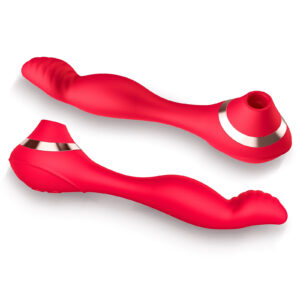 Magic Finger Double-headed Vibrating Masturbator Toggle Suction Vibrator