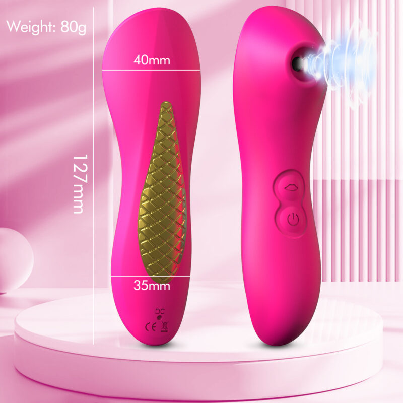 10-mode Fish Scale Sucker Vibrator