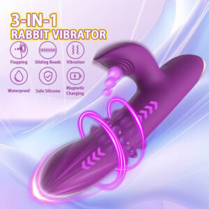 Beads Tapping Double Vibration Sliding Vibrator